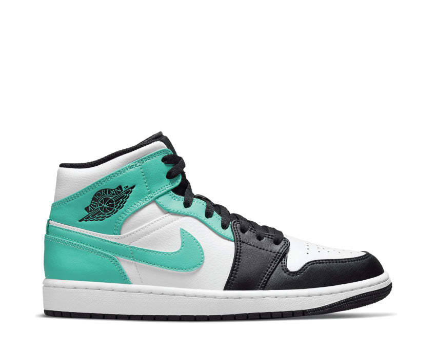 Air Jordan 1 Mid White / Tropical Twist - Black 554724-132