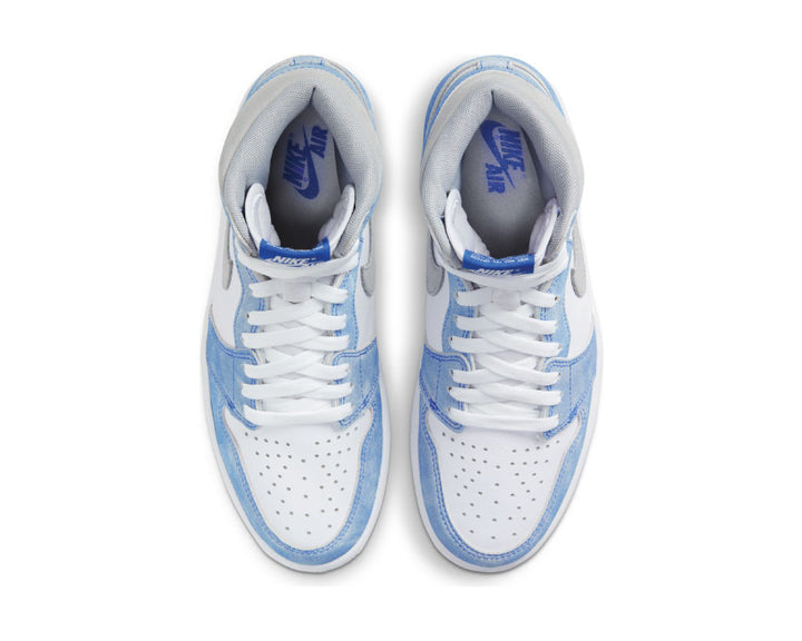 Air Jordan 1 Retro High OG Hyper Royal / White - LT Smoke Grey 555088-402