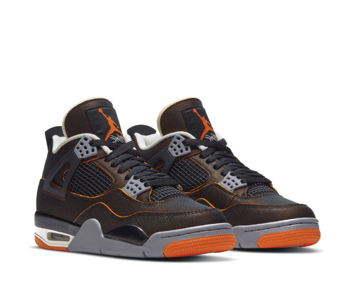 Air Jordan 4 Retro SE Sail / Black - Starfish - LT Smoke Grey CW7183-100