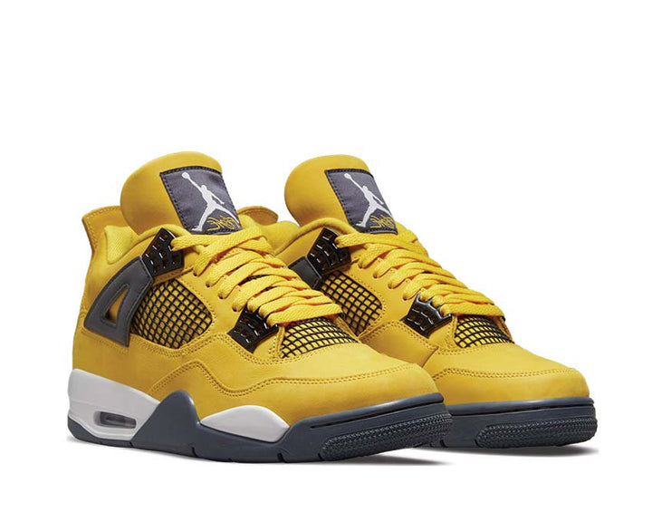 Air Jordan 4 Retro Tour Yellow / Dark Blue Grey - White CT8527-700