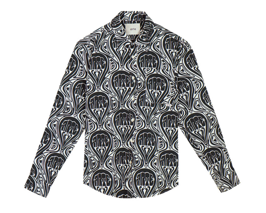 Arte Stuart Novo Shirt Black / White AW21-044S