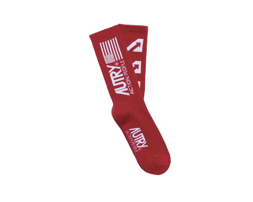 Autry Iconic Socks Red SOIUS202
