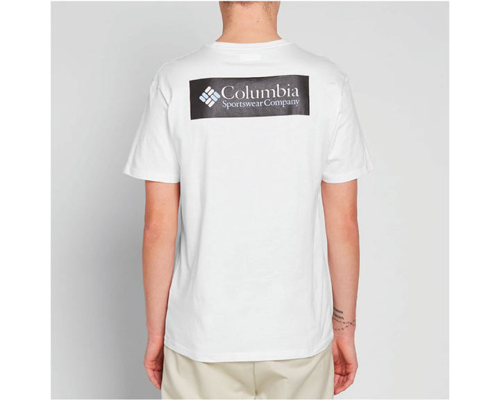 Columbia North Cascades Short Sleeve Tee White / Black XO2823 100