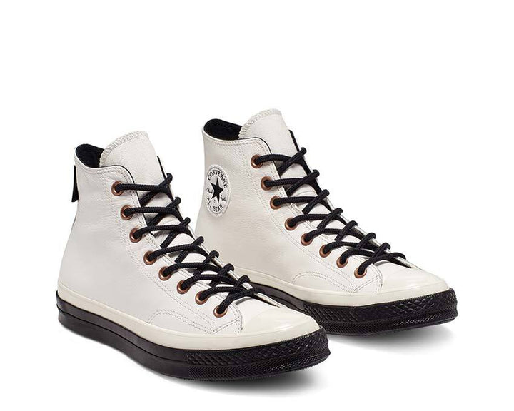 Converse Waterproof GORE-TEX Leather Chuck 70 High Top White Alyssum / Black / Egret 165924C