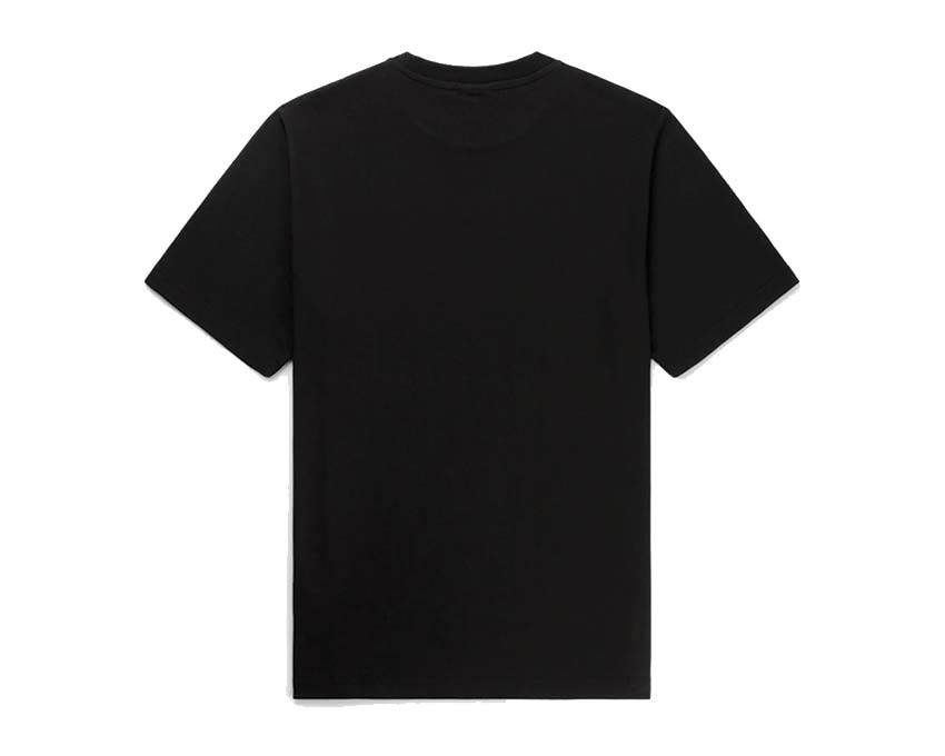 T-shirt Maison Kitsuné Fox Head Noir Avec Patch Gris Flag T-Shirt Black