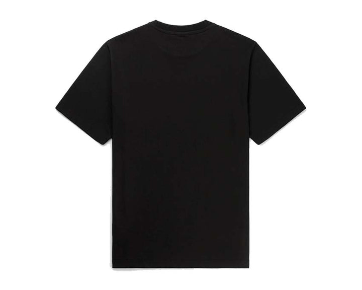 T-shirt Maison Kitsuné Fox Head Noir Avec Patch Gris Flag T-Shirt Black