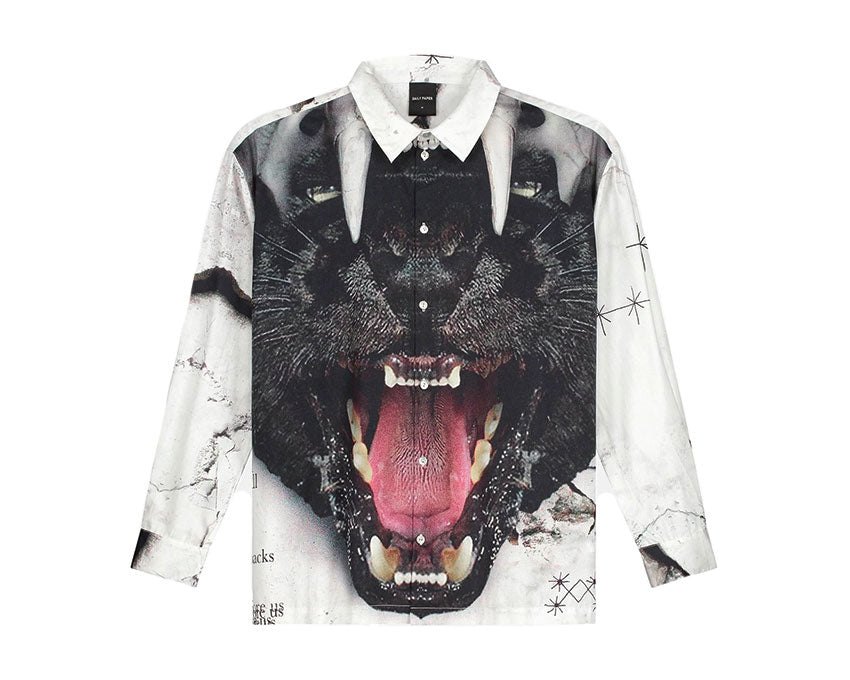 Daily Paper Lair Shirt White Panther 2121047