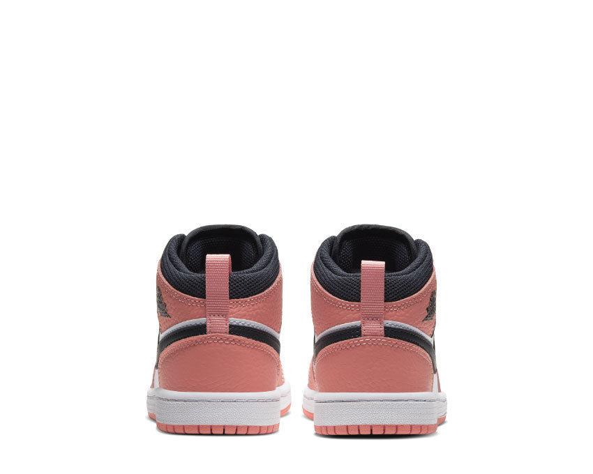 Jordan 1 Mid PS Pink Quartz / DK Smoke Grey - White 640737-603