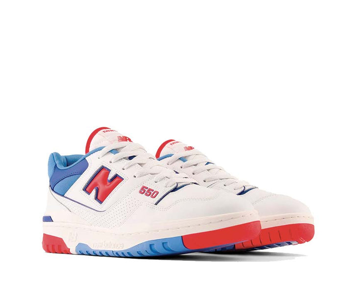 zapatillas de running New Balance competición constitución fuerte White / Blue / Red BB550NCH