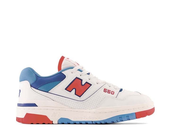 zapatillas de running New Balance competición constitución fuerte White / Blue / Red BB550NCH
