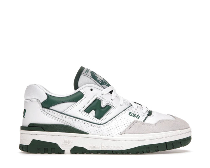 New Balance Comp 100 Retro animal print sneakers in black White / Green BB550WT1