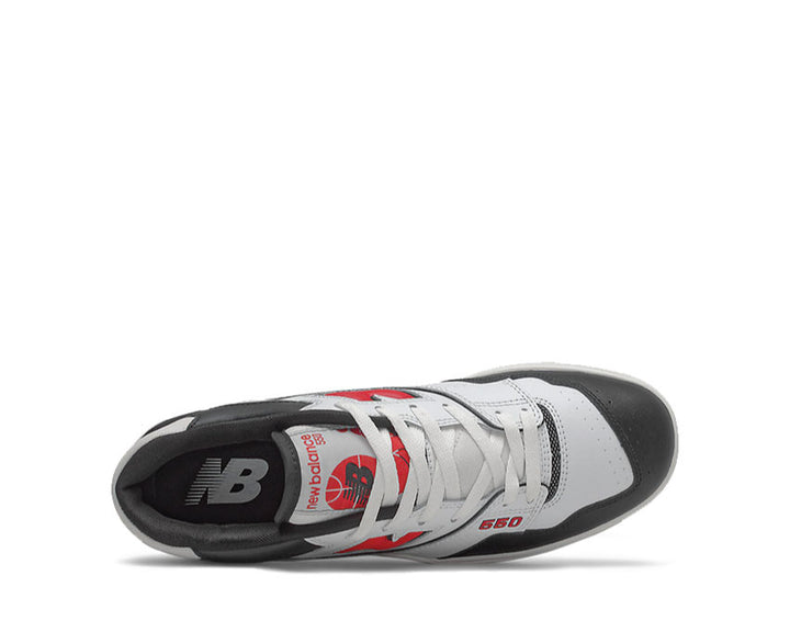 New Balance 550 White / Team Red / Black BB550HR1