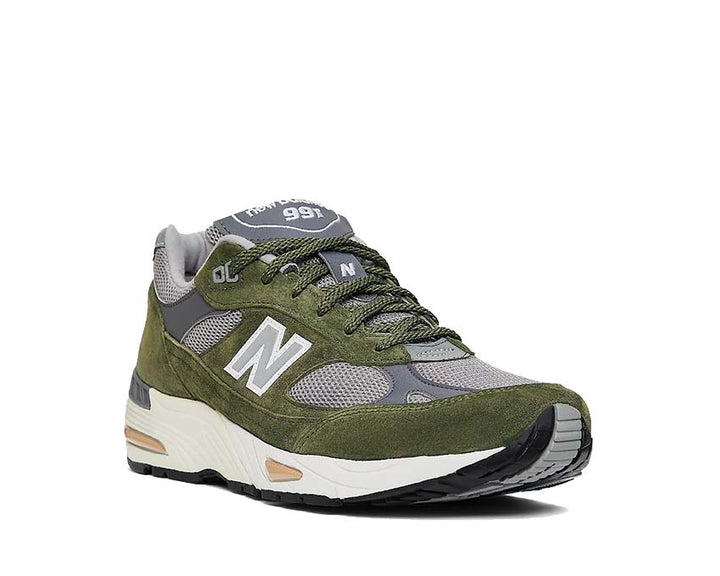 New Balance 991 Made In UK Green / Grey / Tan M991GGT