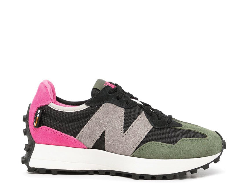 New Balance 327 Black / Pink / Green MS327WR1