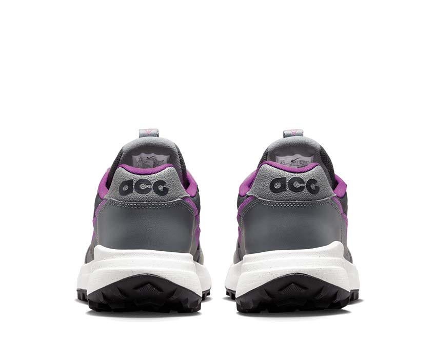 Nike ACG Lowcate Smoke Grey / DK Smoke Grey - Vivid Purple DX2256-002