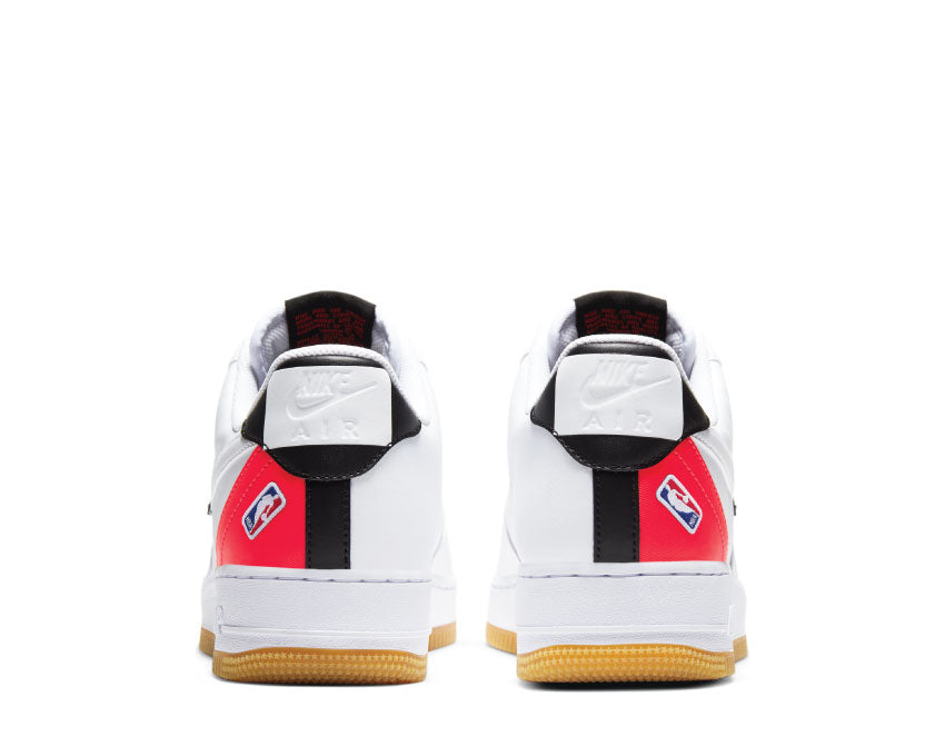 Nike Air Force 1 '07 LV8 White / White - Bright Crimson - Black CT2298-101