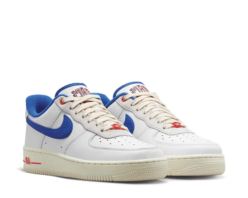 Nike Air Force 1 '07 LX Summit White / Hyper Royal - Picante Red DR0148-100