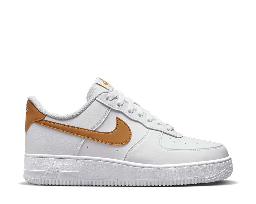 nike brand air force 1 07 next nature white gold suede 1 white dn1430 104
