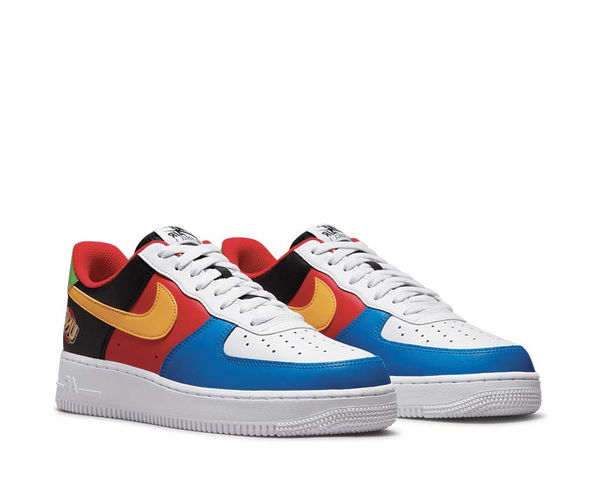 Nike Air Force 1 '07 QS UNO White / Yellow Zest - University Red DC8887-100