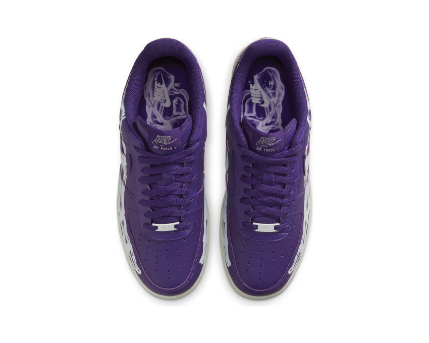 Nike Air Force 1 '07 Skeleton QS Court Purple / Court Purple - White CU8067-500