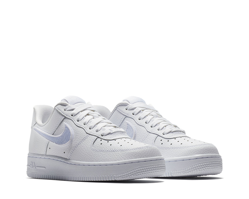 Nike Air Force 1-100 White Swoosh Velcro AQ3621-111