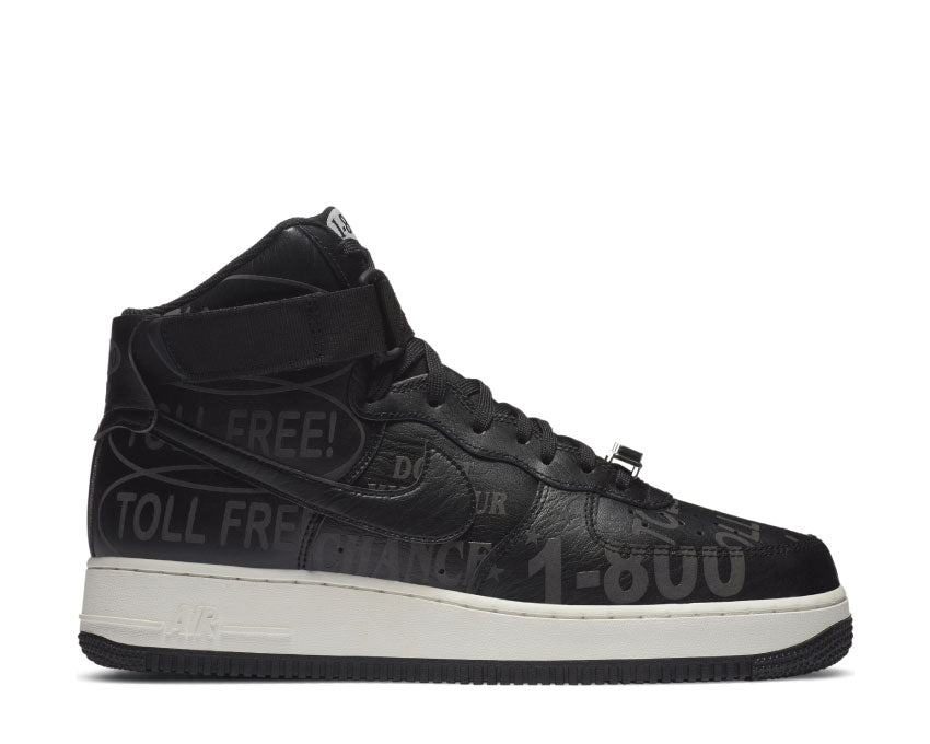 Nike Air Force 1 High '07 Premium Black / Black - Sail - Vast Grey CU1414-001