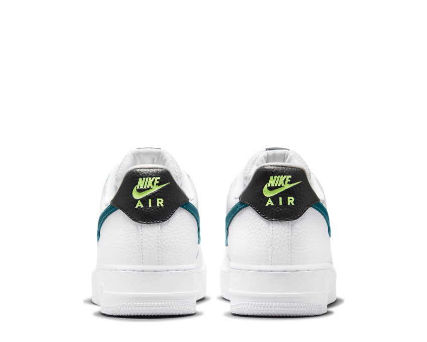 Nike Air Force 1 Low White / Aquamarine - Lime Glow - Off Noir DJ6894-100