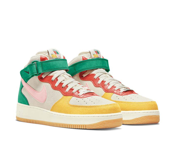 Nike Air Force 1 Mid NH Coconut Milk / Bleached Coral - Vivid Sulfur DR0158-100