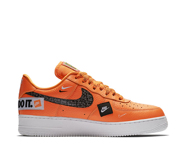 Nike air force 1 premium just do it orange on sale