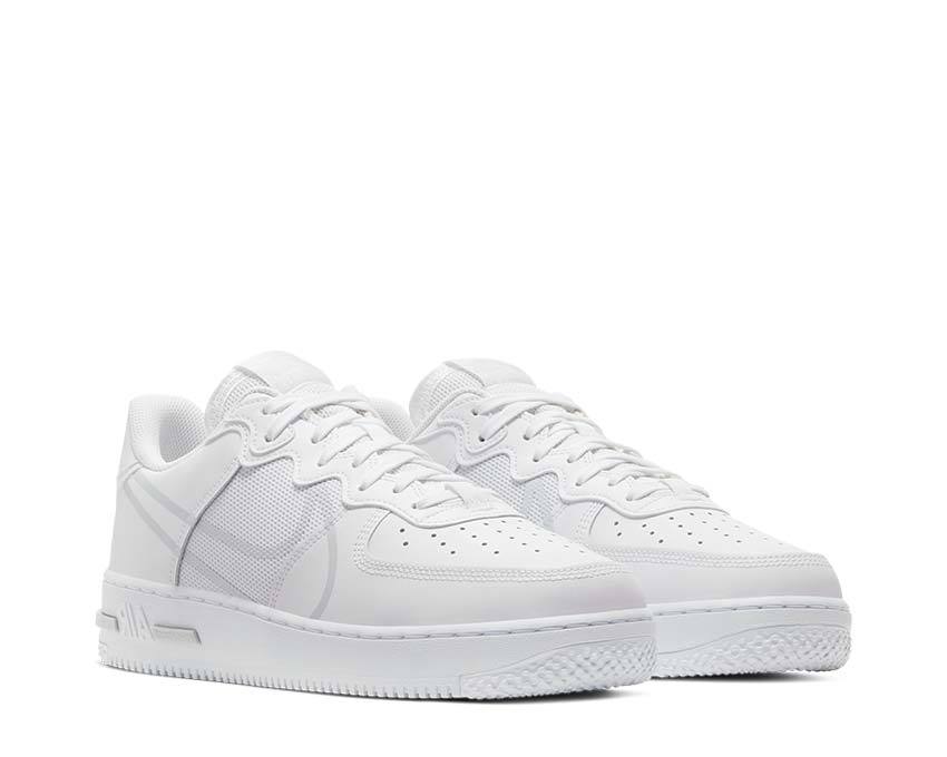 Nike Air Force 1 React White / Pure Platinum CT1020-101