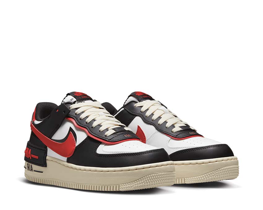 Nike Air Force 1 Shadow Summit White / University Red - Black - White DR7883-102