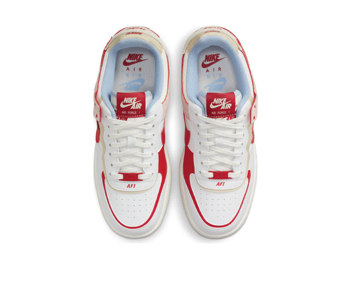 Nike Air Force 1 Shadow&nbsp; Summit White / University Red - Gym Red&nbsp; CI0919-108