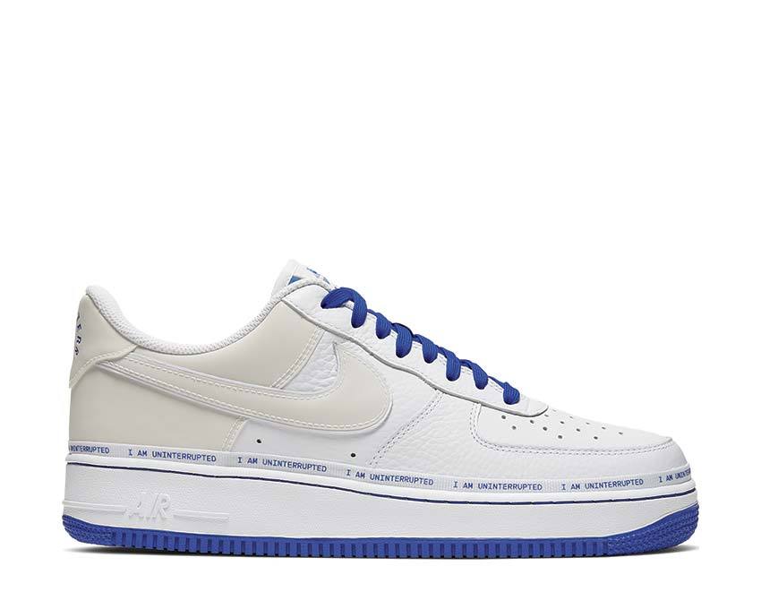 Nike Uninterrupted Air Force 1 More Than__ White / Black - Racer Blue CQ0494-100