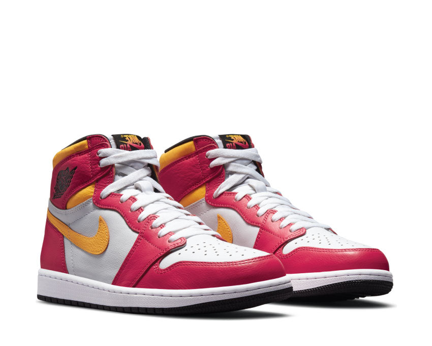 Air Jordan 1 Retro High OG LT Fusion Red / Black - White - Laser Orange 555088-603