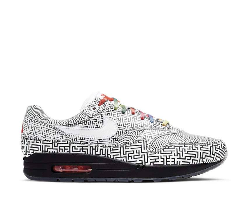 Nike Air Max 1 OA Tokyo Maze Black / White - Habanero Red CI1505-001