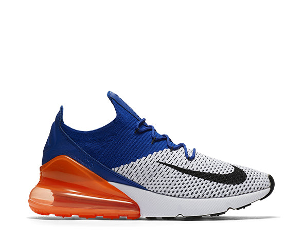 Nike Air Max 270 Flyknit Racer Blue Total Crimson AO1023-101