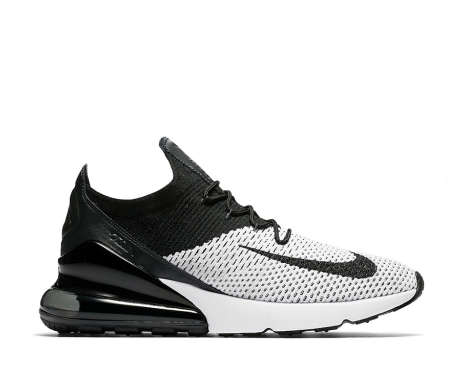 Nike Air Max 270 Flyknit White Black AO1023-100