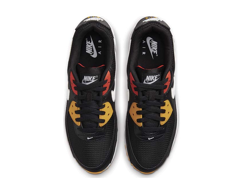 Nike Air Max 90 Black / Yellow - Red - White DJ9250-001
