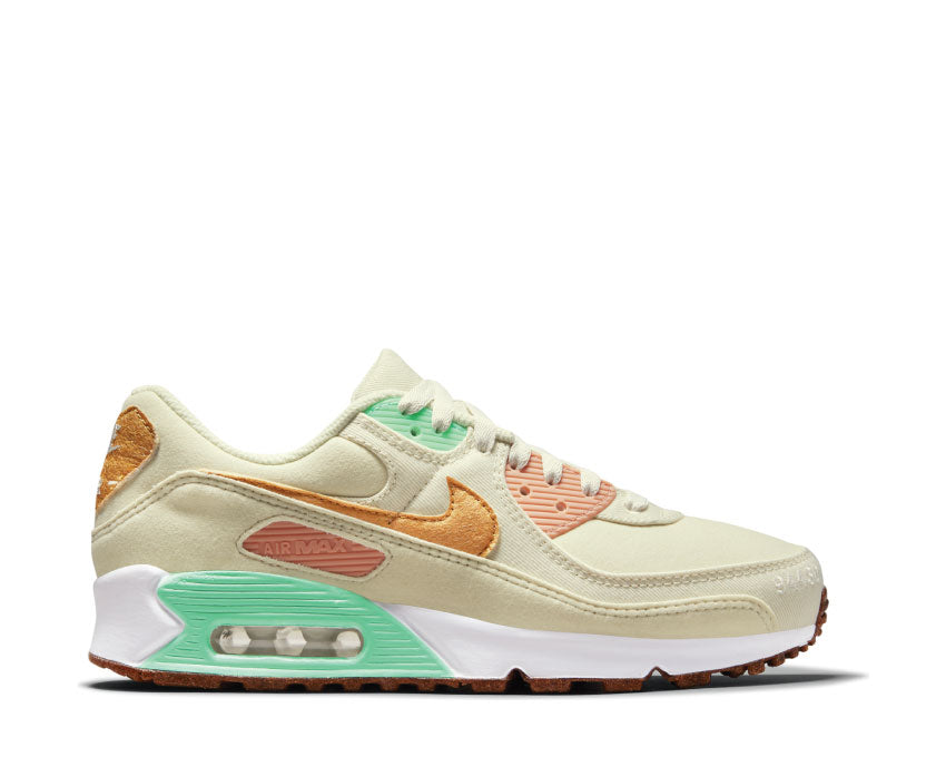 Nike Air Max 90 LX Coconut Milk / Metallic Gold - Green Glow DC5211-100