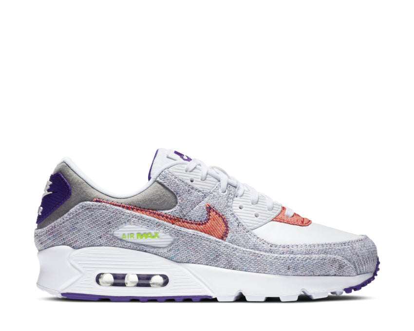 Nike Air Max 90 White / Electric Green - Court Purple CT1684-100