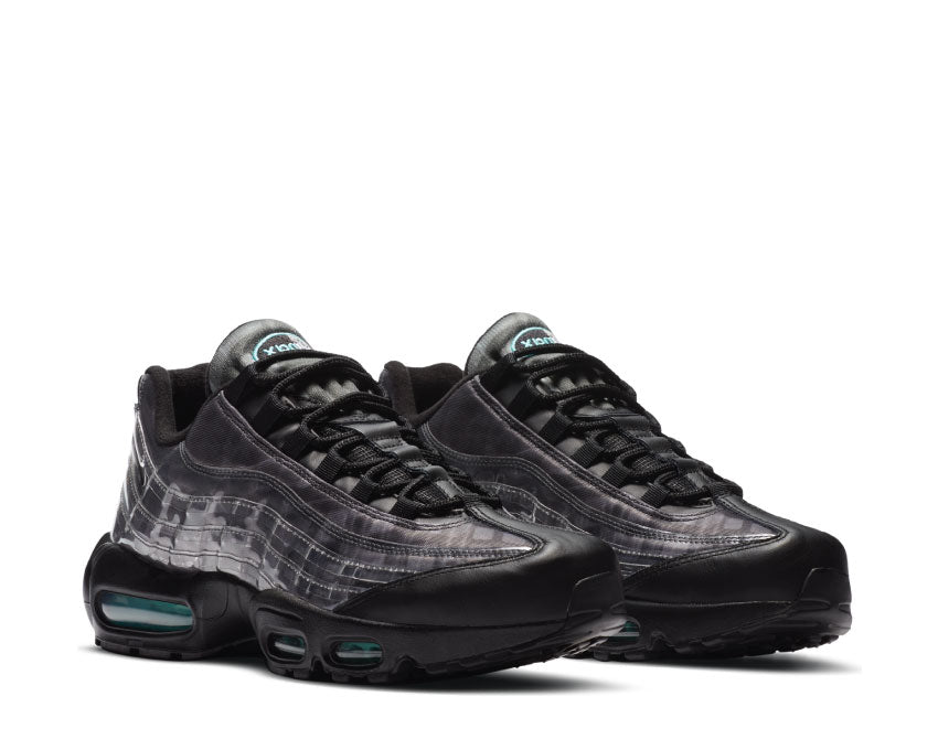 Nike Air Max 95 Black / Black - Aurora Green - Smoke Grey DA7735-001