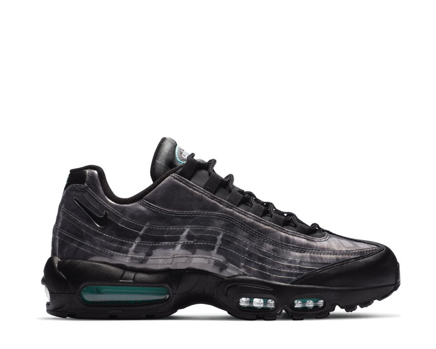 Nike Air Max 95 Black / Black - Aurora Green - Smoke Grey DA7735-001