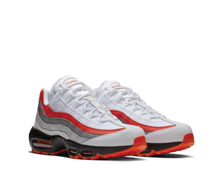 Nike Air Max 95 Essential White Bright Crimson Black Pure Platinum 749766-112