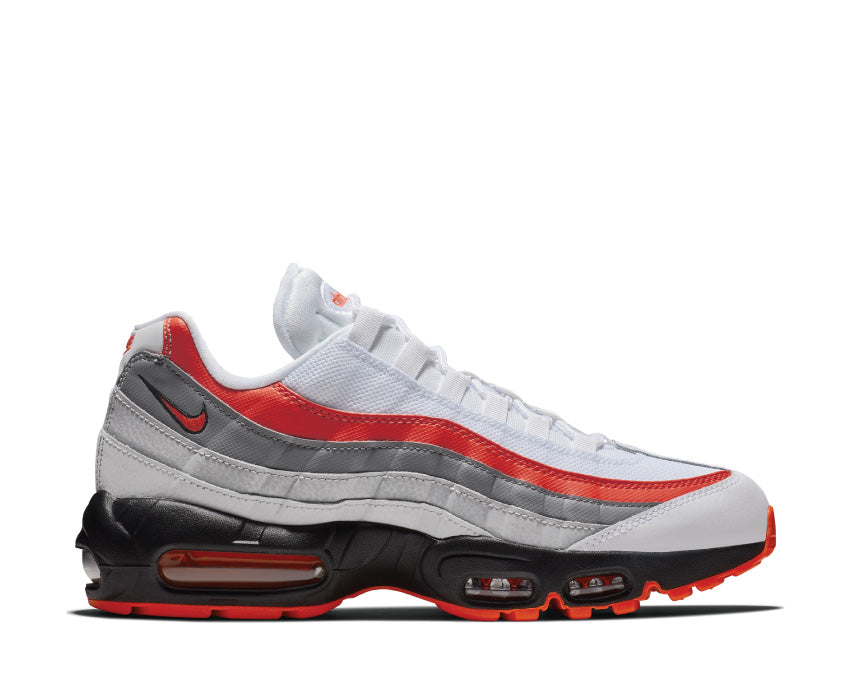 Nike Air Max 95 Essential White Bright Crimson Black Pure Platinum 749766-112