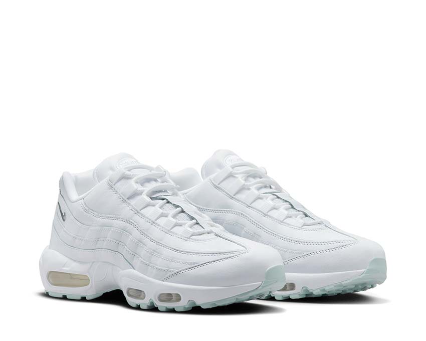 Nike Air Max 95 White / Metallic Silver - Summit White - Sail FN7273-100