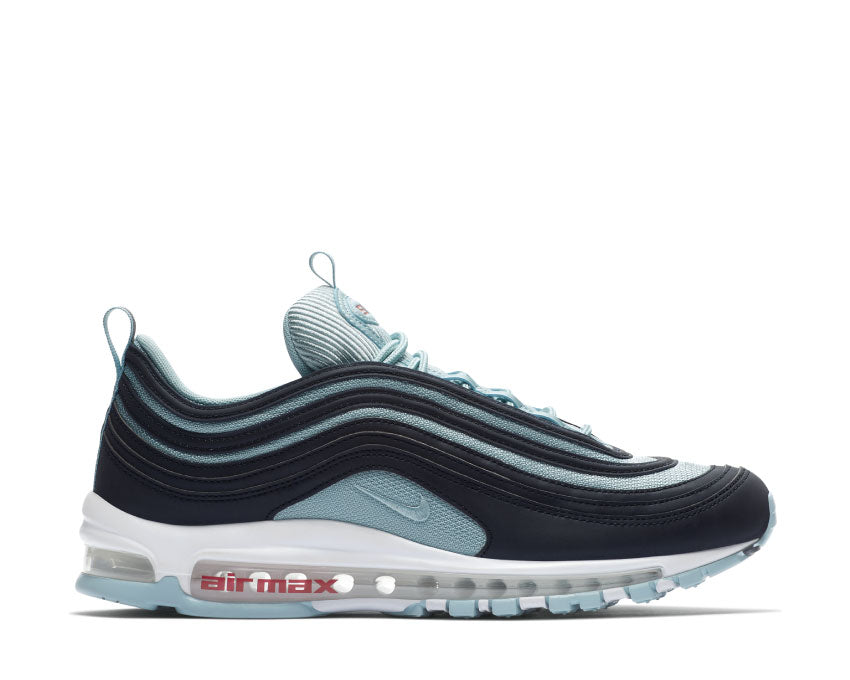 Nike Air Max 97 Premium Dark Obsidian Ocean Bliss University Red AV7025-400