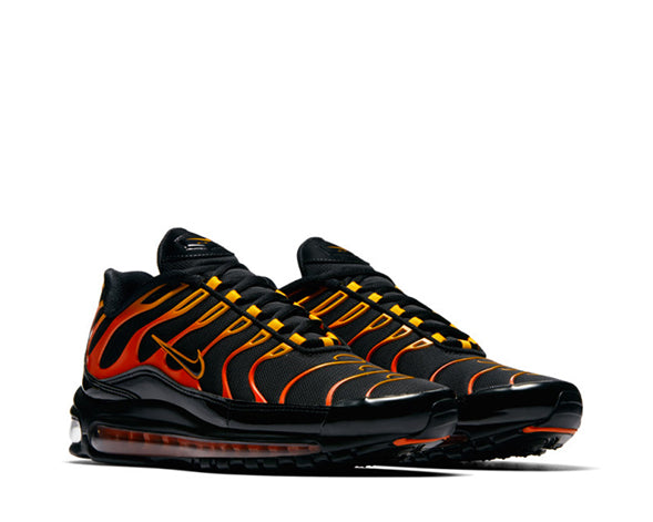 Nike Air Max 97 Plus Black Shock Orange AH8144 002 NOIRFONCE