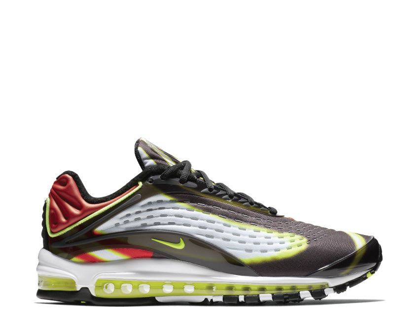 Nike Air Max Deluxe Black Volt Habanero Red White AJ7831-003