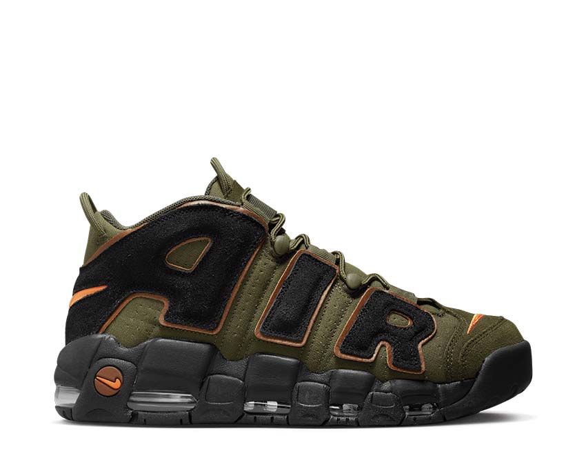 nike roses Air More Uptempo '96 Cargo Khaki / Black - Pecan - Alpha Orange DX2669-300