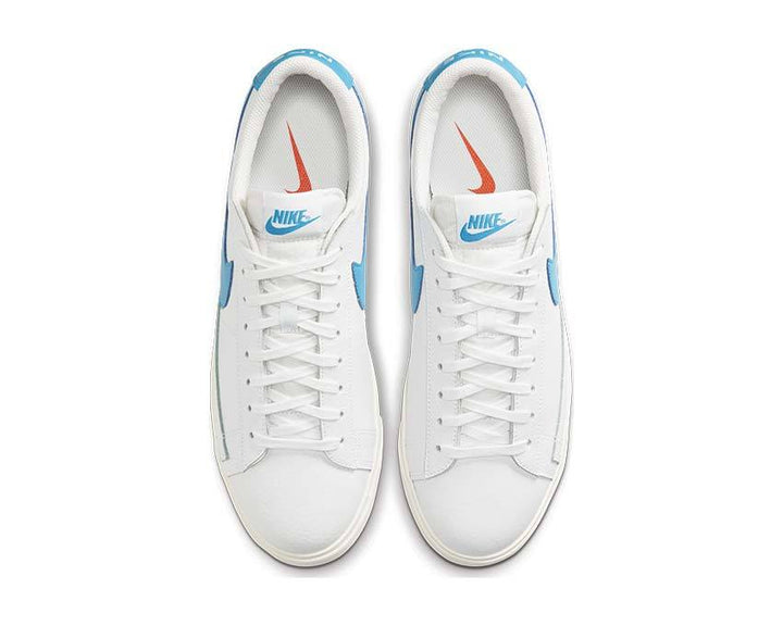 Nike Blazer Low Leather White / Laser Blue - Sail CI6377-104